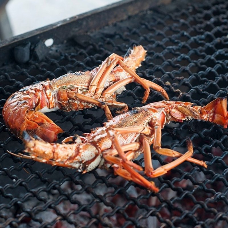 Langoustes grillées au feu de bois — poissons et crustacés Ciel d'Azur