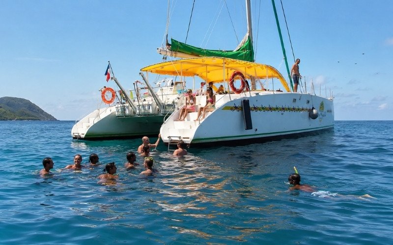Voile et catamaran